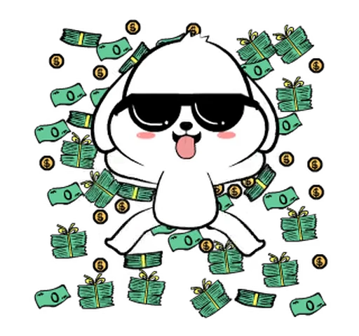 💸 Стикер «ㅤㅤㅤㅤㅤㅤ» для Telegram