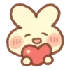 Стикер 24 Cute Bunnie  