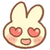 Стикер 10 Cute Bunnie  
