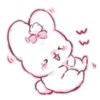 Стикер 18 Cute rabbit - милый кролик
