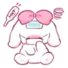 Стикер 33 Cute rabbit - милый кролик