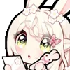 Стикер 51 Cute rabbit - милый кролик