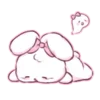 Стикер 24 Cute rabbit - милый кролик