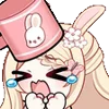 Стикер 53 Cute rabbit - милый кролик