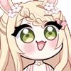 Стикер 47 Cute rabbit - милый кролик
