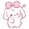 Стикер 13 Cute rabbit - милый кролик