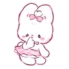 Стикер 20 Cute rabbit - милый кролик