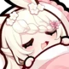 Стикер 55 Cute rabbit - милый кролик