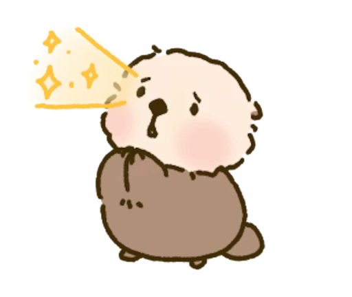 🤩 Стикер «Cutie Otter Ottie» для Telegram