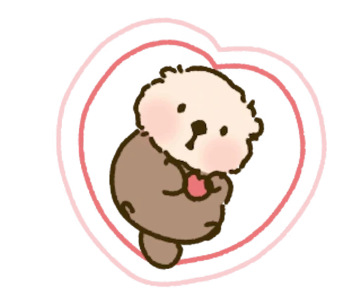 Стикерпак Cutie Otter Ottie для Telegram