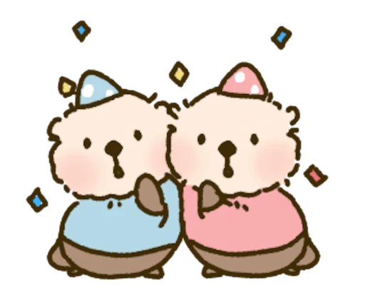 🥳 Стикер «Cutie Otter Ottie» для Telegram