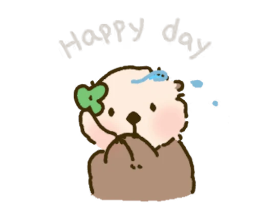 🍀 Стикер «Cutie Otter Ottie» для Telegram