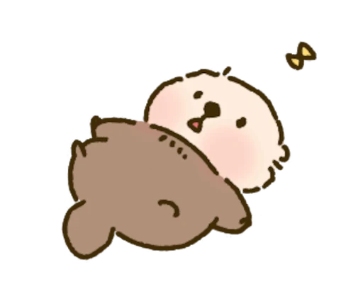🥱 Стикер «Cutie Otter Ottie» для Telegram
