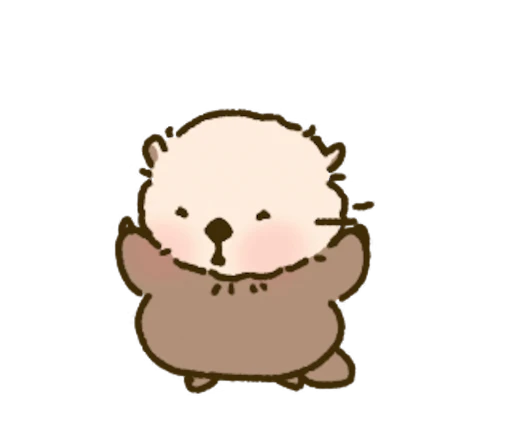👎 Стикер «Cutie Otter Ottie» для Telegram