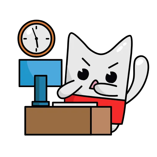 Стикер 10 Cute Cat