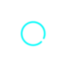 🤩 Эмодзи «Голубые яркие буквы» для Telegram
