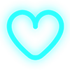 💙 Эмодзи «Голубые яркие буквы» для Telegram