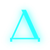 💙 Эмодзи «Голубые яркие буквы» для Telegram