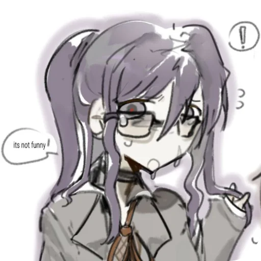 👄 Стикер «DDLC YURI ;; stickers» для Telegram