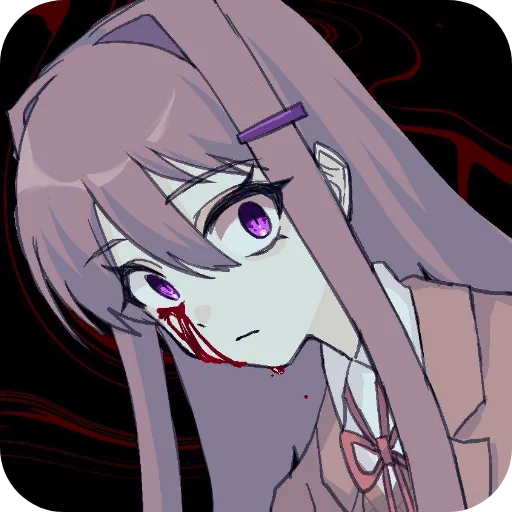 👍 Стикер «DDLC YURI ;; stickers» для Telegram