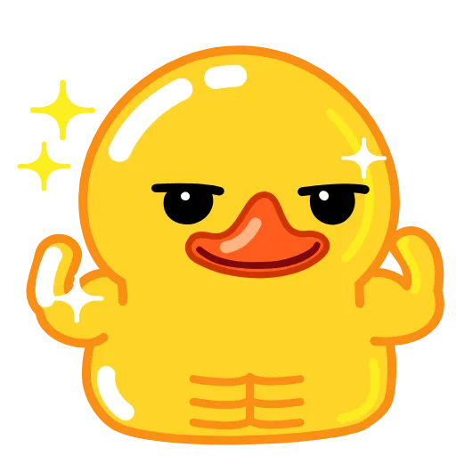 Стикер 46 Telegram Duck X