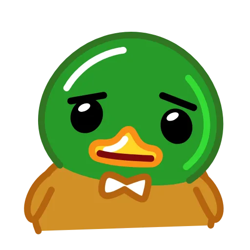 Стикер 24 Telegram Duck X