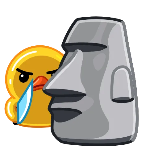 Стикер 9 Telegram Duck X