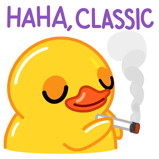 Стикер 6 Telegram Duck X