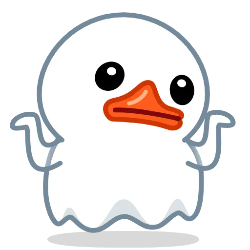 Стикер 48 Telegram Duck X