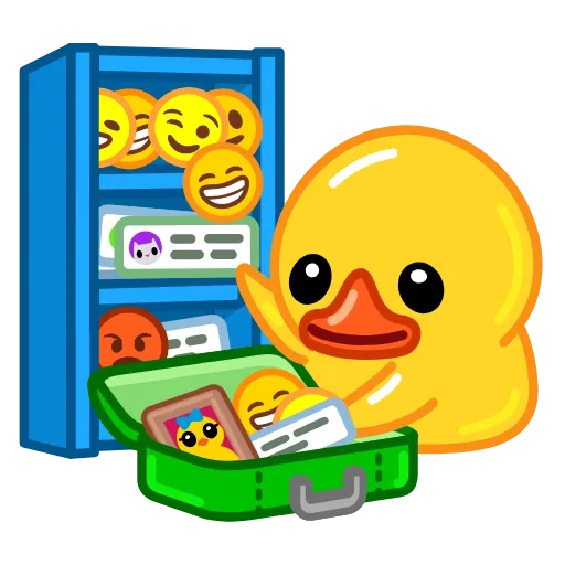 Стикер 13 Telegram Duck X