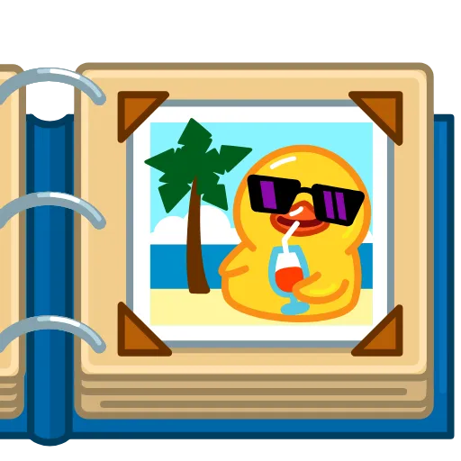 Стикер 52 Telegram Duck X