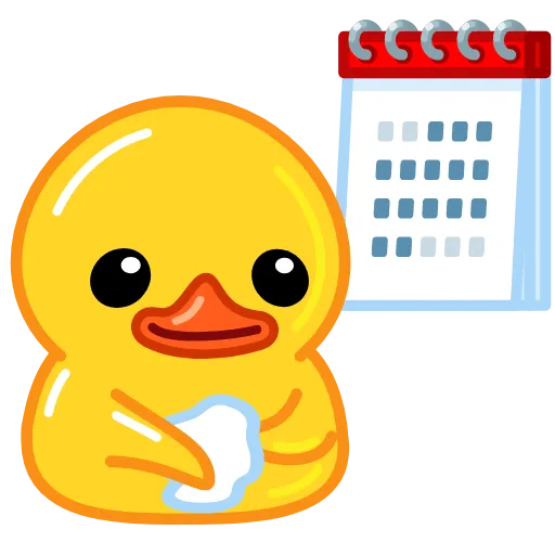 Стикер 44 Telegram Duck X