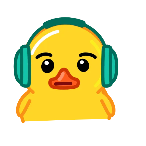 Стикер 20 Telegram Duck X