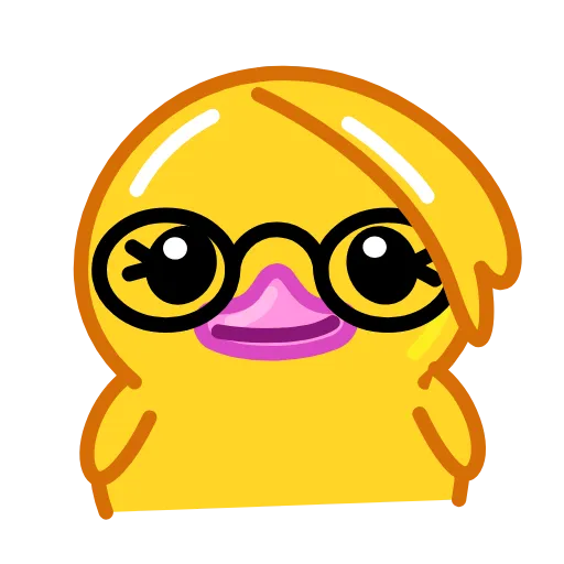 Стикер 22 Telegram Duck X
