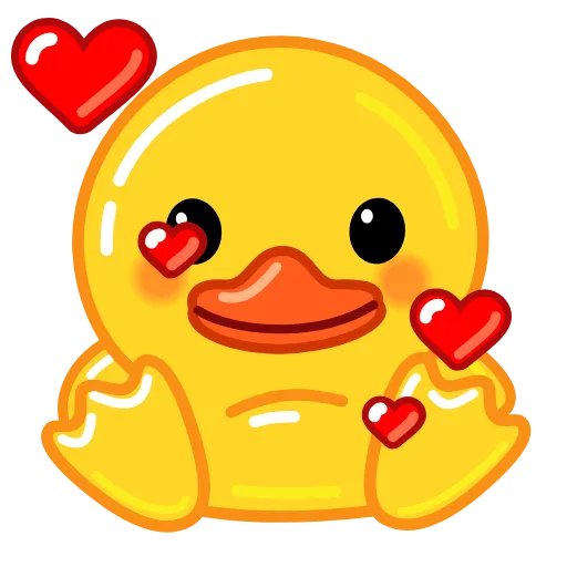 Стикер 17 Telegram Duck X