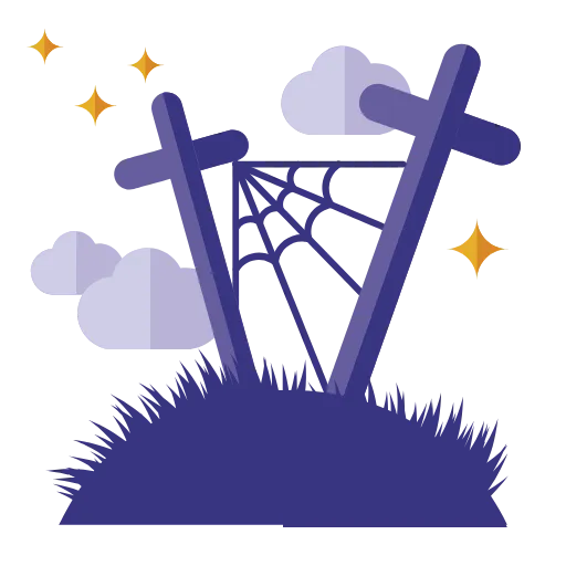Стикер 15 Minimal Halloween Emoji