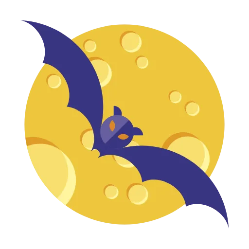 Стикер 17 Minimal Halloween Emoji