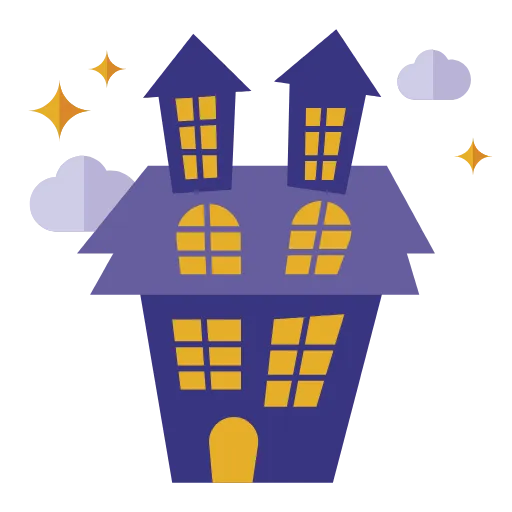 Стикер 5 Minimal Halloween Emoji