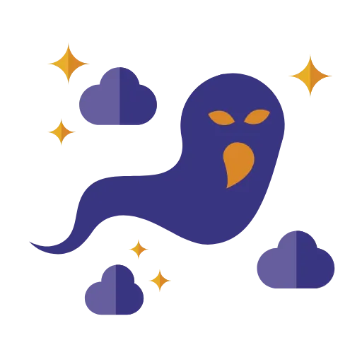 Стикер 2 Minimal Halloween Emoji