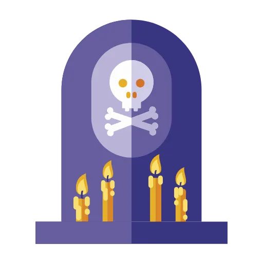 Стикер 23 Minimal Halloween Emoji