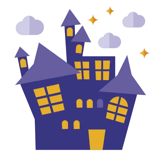 Стикер 7 Minimal Halloween Emoji