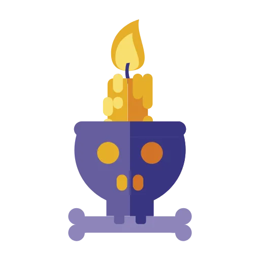 Стикер 12 Minimal Halloween Emoji