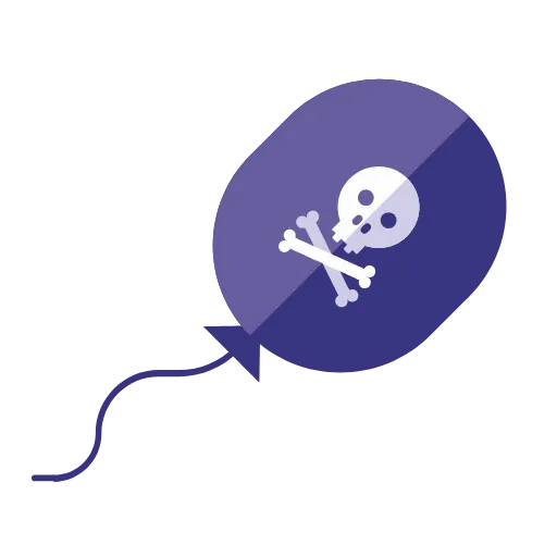 Стикер 19 Minimal Halloween Emoji