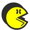 Стикер 28 Играем в Pacman через телеграм