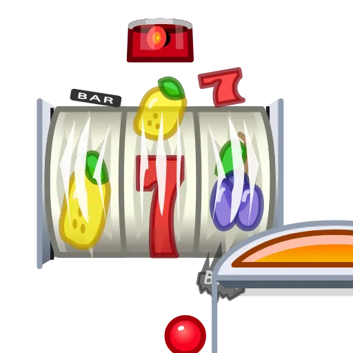 Стикер 7 Slot Machine. Смайлы три топора