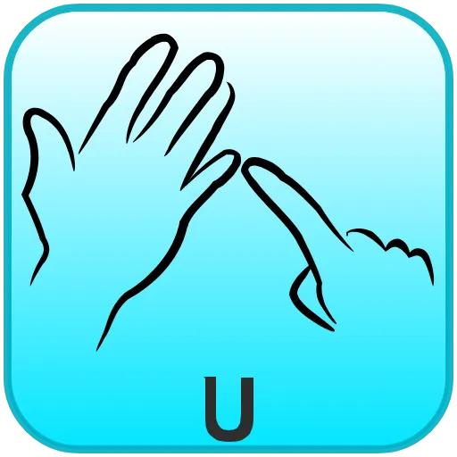 Стикер 21 BSL Alphabet -
