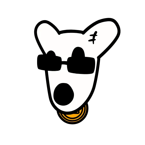 Стикер 35 💀Dogs - анимированные тг собачки