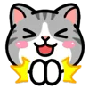 Стикер 10 ❤️ DOUHUA Cat