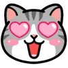 Стикер 11 ❤️ DOUHUA Cat