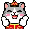 Стикер 52 ❤️ DOUHUA Cat